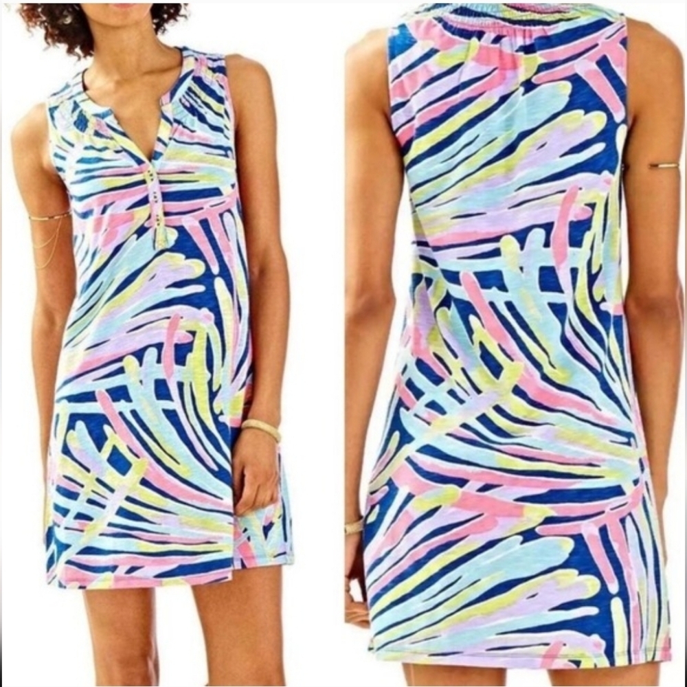 Lilly Pulitzer Essie Dress In Indigo Sea Dreamin